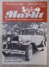 Oldtimer Markt Februar 1982
