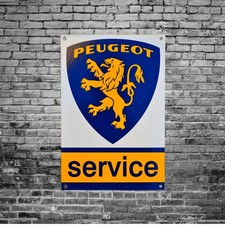 Emailliertes Schild PEUGEOT