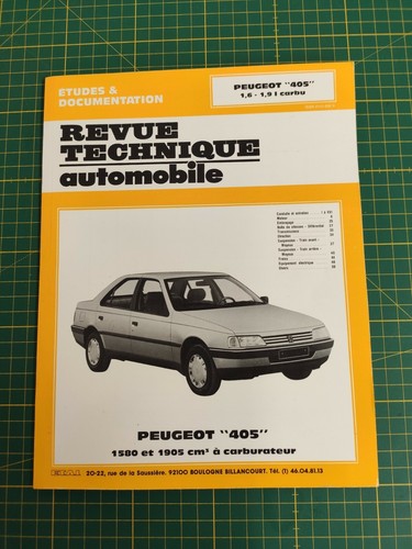 Revue technique automobile - ,