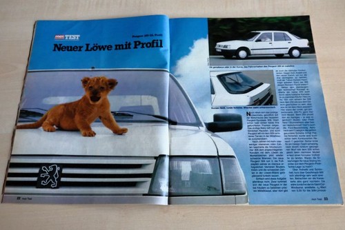 Mot 1986 peugeot - 309, gl