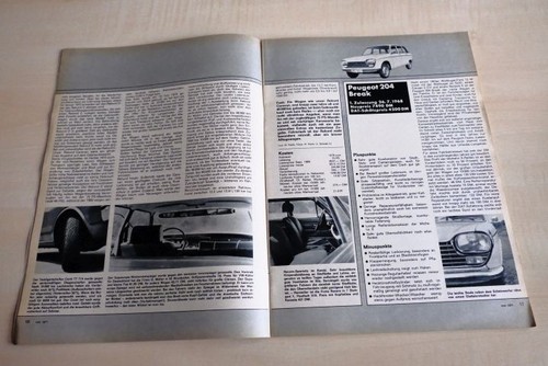 Mot 1971 peugeot 204 break - 13/1971,
